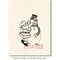Deep Red Stamps Santa and Snowman Rubber Cling Stamp 2.1 x 3.1 inches